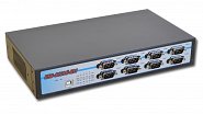 USB-8COMi-RM USB to serial adapter, 8 x RS232/422/485, metal case rackmount